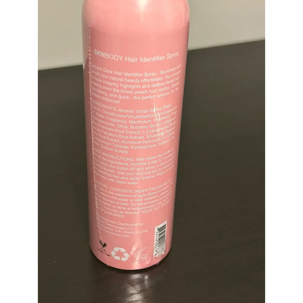 SKNBODY Hair Identifier Spray and Dermaplane Facial Razors for Women